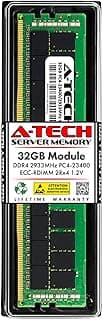 A-Tech 32GB Replacement for Samsung M393A4K40CB2-CVF - DDR4 2933MHz PC4-23400 ECC Registered RDIMM 288-Pin 2Rx4 1.2V - Single Server Memory RAM Stick (M393A4K40CB2-CVF-ATC)