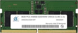8GB (1x8GB) DDR5 5600MHz PC5-44800 (or 4800MHz PC5-38400) SODIMM 1Rx8 CL46 1.1v Laptop Notebook Memory Module Upgrade RAM