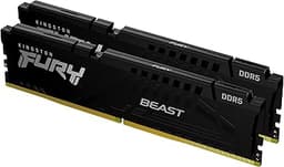 FURY Beast 16GB (2x8GB) 5200MT/s DDR5 CL40 Desktop Memory | Intel XMP 3.0 | Kit of 2 | KF552C40BBK2-16