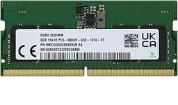 SK Hyn(Hynix) Original 8GB (1x8GB) DDR5 5600MHz PC5-44800 SODIMM Unbuffered Non-ECC 1Rx16 CL46 1.1v HMCG66AGBSA095N Notebook Laptop RAM Memory Module Upgrade Adamanta