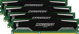 Crucial Ballistix Sport 32GB Kit (8GBx4) DDR3 1600 MT/s (PC3-12800) CL9 @1.5V UDIMM 240-Pin Memory BLS4KIT8G3D1609DS1S00