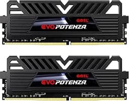 EVO Potenza AMD/Intel 32GB (2x16GB) 288-Pin PC RAM DDR4 3200 (PC4 25600) Desktop Memory Model GAPB432GB3200C18ADC