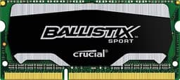 Sport SODIMM 8GB Kit 4GBx2 DDR3 1600 MT/s PC3-12800 CL9 at 1.35V 204-Pin Memory BLS2K4G3N169ES4