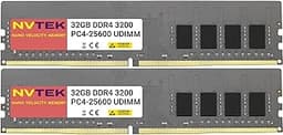 64GB (2X32GB) DDR4 3200MHZ PC4-25600 UDIMM 2Rx8 1.2V CL22 288-PIN Non-ECC Unbuffered Desktop PC Computer Memory KIT