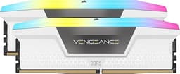 Vengeance RGB DDR5 RAM 32GB (2x16GB) 6000MHz CL36-44-44-96 1.4V AMD Expo & Intel XMP Desktop Computer Memory - White (CMH32GX5M2E6000Z36W)