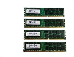 CMS 64GB (4X16GB) DDR3 10600 1333MHZ ECC Registered DIMM Memory Ram Upgrade Compatible with Dell® Precision Workstation T3600 Ecc RegFor Server Only - C19