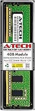 A-Tech 4GB RAM Replacement for Micron MTA4ATF51264AZ-3G2J1 | DDR4 3200MHz PC4-25600 (PC4-3200AA) 1Rx16 1.2V Non-ECC UDIMM 288-Pin DIMM Memory Module