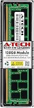 A-Tech 128GB DDR4 2666MHz PC4-21300 ECC LRDIMM 8Rx4 (3DS 2S4Rx4) Octal Rank 1.2V Load Reduced DIMM 288-Pin Server RAM Memory Upgrade Module (A-Tech Enterprise Series)