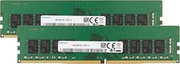 Samsung 32GB (2x16GB) DDR4 2133MHz PC4-17000 (PC4-2133P) CL15 UDIMM 2Rx8 Dual Rank 1.2V Non-ECC DIMM 288-Pin Desktop PC RAM Memory