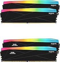 V-Color DDR5 SCC 2+2 KIT Manta XFinity 48GB(24GBx2) 8000MHz CUDIMM with RGB Filler kit CL38 1.4V RGB Gaming Desktop Upgrade RAM Memory Module - Black/Silver (TMXFCL2480838KS-DK)