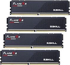 Flare X5 Series DDR5 RAM (AMD EXPO) 256GB (4x64GB) 6000MT/s CL36-44-44-96 1.25V Desktop Computer Memory U-DIMM - Matte Black (F5-6000J3644D64GX4-FX5)