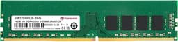 Transcend 16GB DDR4 RAM, 3200MHz (or 2666MHz or 2400MHz) Desktop Memory UDIMM, Compatible with Intel & AMD Ryzen PC Memory Module, PC4-25600, 2Rx8 1Gx8 CL22 1.2V 288 Pin Unbuffered Desktop Memory