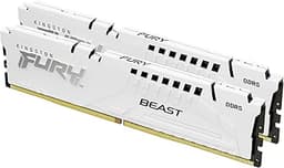 Beast White DDR5 32GB (2x16GB) 6000MT/s CL36 DIMM Desktop Gaming Memory Kit of 2 AMD EXPO and Intel XMP - KF560C36BWE2K2-32