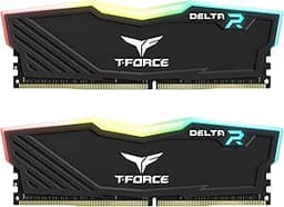 T-Force Delta RGB DDR4 16GB (2x8GB) 3200MHz (PC4-25600) CL16 Desktop Memory Module ram Black - TF3D416G3200HC16CDC01