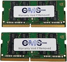 CMS 64GB (2X32GB) DDR4 21300 2666MHZ Non ECC SODIMM Memory Ram Upgrade Compatible with Lenovo® ThinkPad P52, ThinkPad P53, ThinkPad P72, ThinkPad P73 - D48