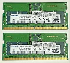 New Samsung 16GB (8GBX2) DDR5 4800 MHz PC5-38400 SODIMM Laptop Memory RAM (M425R1GB4BB0) OEM