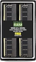 NEMIX RAM 96GB (2X48GB) DDR5 5600MHZ PC5-44800 2Rx8 1.1V CL46 288-PIN Non-ECC Unbuffered UDIMM Desktop PC Memory KIT Compatible with Supermicro H13SAE-MF Motherboard