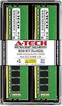 8GB (2x4GB) DDR4 2133 MHz UDIMM PC4-17000 (PC4-2133P) CL15 DIMM Non-ECC Desktop RAM Memory Modules