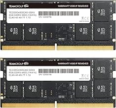 Elite SODIMM DDR5 16GB (2x8GB) 4800MHz (PC5-38400) CL40 Non-ECC Unbuffered 1.1V 262 Pin Laptop Memory Module Ram - TED516G4800C40DDC-S016
