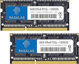 DDR3 16GB 2x8GB DDR3-1600MHz PC3L-12800 for Laptop 16GB DDR3 Non ECC Unbuffered 1.35V CL11 2Rx8 Dual Rank SO-DIMM Memory Ram