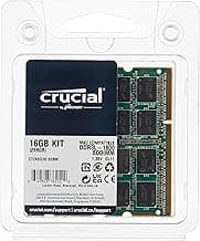 Crucial CT2K8G3S160BM 16GB Kit (8GBx2) DDR3/DDR3L 1600 MT/s (PC3-12800) SODIMM 204-Pin Memory For Mac