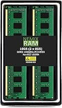 NEMIX RAM 16GB (2X8GB) DDR3 1066MHZ PC3-8500 2Rx8 1.5V 240-PIN Non-ECC UDIMM Unbuffered Desktop Memory KIT