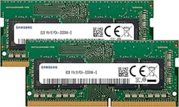Samsung 16GB (2x8GB) DDR4 3200MHz PC4-25600 (PC4-3200AA) CL22 SODIMM 1Rx16 Single Rank 1.2V 260-Pin Laptop, Notebook RAM Memory