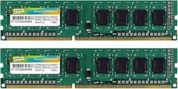 Silicone Power SP008GBLTU160N22 Desktop PC Memory, DDR3, 1600, PC3-12800, 4GB x 2, 240-Pin, Mac Compatible