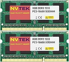 16GB (2X8GB) DDR3 1333MHZ PC3-10600 SODIMM 2Rx8 1.5V 204-PIN Non-ECC Laptop PC Computer Memory KIT