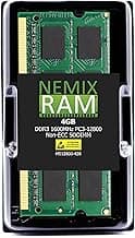 NEMIX RAM 4GB (1X4GB) DDR3 1600MHZ PC3-12800 2Rx8 1.5V 204-PIN Non-ECC SODIMM Compatible with Synology Rackstation Diskstation RAM1600DDR3-4G NAS Memory