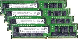 Timetec Hynix Original 128GB KIT(4x32GB) DDR4 2666MHz PC4-21300 Registered ECC 1.2V CL19 2Rx4 Dual Rank 288 Pin RDIMM Server Memory Ram Module Upgrade (128GB KIT(4x32GB))