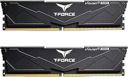 T-Force Vulcan Alpha DDR5 Ram 32GB Kit (2x16GB) 5600MHz (PC5-44800) CL40 Desktop Memory Module Ram (Black) AMD Optimized Memory FLABD532G5600HC40BDC01