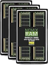 NEMIX RAM 384GB (6X64GB) DDR5 4800MHZ PC5-38400 2Rx4 1.1V CL40 288-PIN ECC RDIMM Registered Server Memory KIT Compatible with Dell Precision 7960 Rack/Tower Workstation