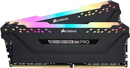 CORSAIR VENEGANCE RGB PRO 16GB (2x8GB) DDR4 3200MHz (PC4-25600) C16 1.35V Intel AMD Desktop Computer Memory – Black (CMW16GX4M2E3200C16)
