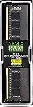NEMIX RAM 16GB (1X16GB) DDR4 3200MHZ PC4-25600 2Rx8 1.2V CL22 288-PIN ECC Unbuffered UDIMM