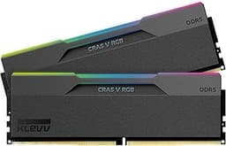 CRAS V RGB DDR5 32GB (2x16GB) 6000MHz CL28 SK Hynix A-Die 1.35V Gaming Desktop Ram Memory XMP 3.0 / AMD Expo Ready - Black (KD5AGUA80-60B280G)