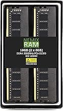NEMIX RAM 16GB (2X8GB) DDR4 2666MHZ PC4-21300 2Rx8 1.2V CL19 288-PIN ECC Unbuffered UDIMM Memory KIT