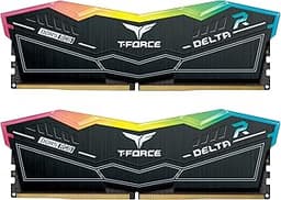 T-Force Delta RGB DDR5 Ram 32GB (2x16GB) 6000MHz PC5-48000 CL38 Intel XMP 3.0 & AMD Expo Compatible Desktop Memory Module Ram Black FF3D532G6000HC38ADC01