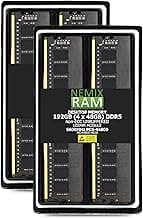 NEMIX RAM 192GB (4X48GB) DDR5 5600MHZ PC5-44800 2Rx8 1.1V CL46 288-PIN Non-ECC Unbuffered UDIMM Desktop PC Memory KIT Compatible with ASRock X870E NOVA WiFi Motherboard