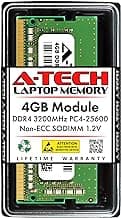 4GB DDR4 3200 MHz SODIMM PC4-25600 (PC4-3200AA) CL22 Non-ECC Laptop RAM Memory Module