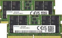 Samsung 32GB (2x16GB) DDR5 5600MHz PC5-44800 CL46 SODIMM 1Rx8 Single Rank 1.1V 262-Pin Laptop, Notebook RAM Memory