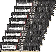 V-Color DDR5 512GB (64GBx8) 6000MHz CL36 4Gx4 2Rx4 OC R-DIMM (Overclocking ECC Registered DIMM) 1.25V Memory Ram for WRX90 Workstation (AMD Expo) (TRA564G60D436O)