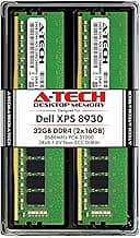 A-Tech 32GB RAM Kit for Dell XPS 8930 Tower - (2 x 16GB) DDR4 2666MHz PC4-21300 Non-ECC DIMM Desktop Memory Upgrade