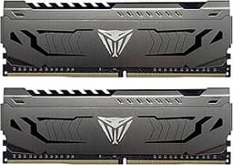 Patriot Viper Steel DDR4 RAM 16GB (2X8GB) 3200MHz CL16 1.35v UDIMM Desktop Gaming Memory Kit Compatible with XMP - PVS416G320C6K