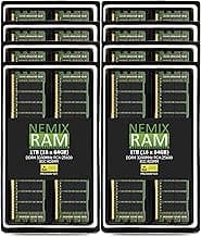 1TB 16X64GB DDR4 3200MHZ PC4-25600 2Rx4 1.2V CL22 288-PIN ECC Registered RDIMM NEMIX RAM Server Memory KIT