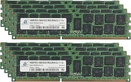 128GB (8x16GB) Server Memory Upgrade for Dell PowerEdge R710 DDR3 1333Mhz PC3-10600 ECC Registered 2Rx4 CL9 1.5v