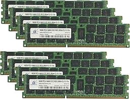 128GB (8x16GB) Server Memory Upgrade for Dell PowerEdge R720 DDR3 1866Mhz PC3-14900 ECC Registered 2Rx4 CL13 1.5v
