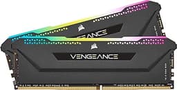 Vengeance RGB PRO SL DDR4 RAM 32GB (2x16GB) 3600MHz CL18-22-22-42 1.35V Intel AMD Desktop Computer Memory - Black (CMH32GX4M2D3600C18)