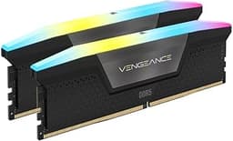 Vengeance RGB DDR5 RAM 48GB (2x24GB) 6000MHz CL36 Intel XMP 3.0 Desktop Computer Memory - Black (CMH48GX5M2E6000C36)