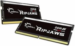 Ripjaws DDR5 SO-DIMM Series DDR5 RAM 32GB (2x16GB) 5600MT/s CL40-40-40-89 1.10V Unbuffered Non-ECC Notebook/Laptop Memory SO-DIMM (F5-5600S4040A16GX2-RS)